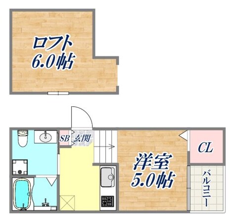 エクル海運町の物件間取画像